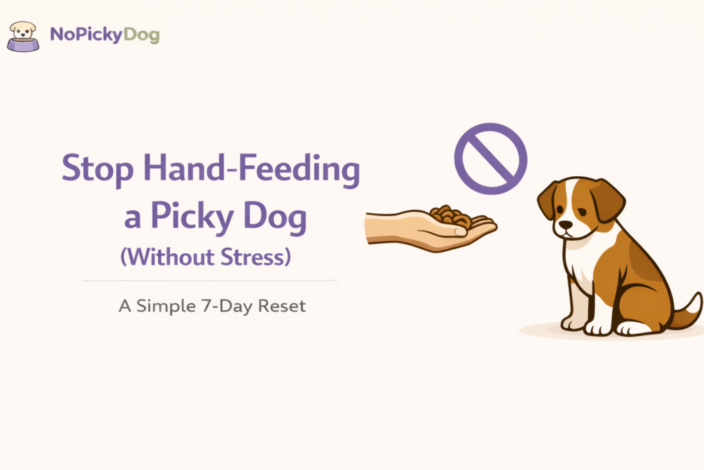 Stop Hand-Feeding a Picky Dog (Without Stress): A Simple 7-Day Reset